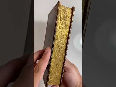 Officium Hebdomadæ Sanctæ Secundùm Missale & Breviarium Romanum, 1720, Gauffered #booktube #prayer