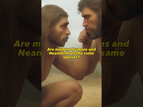 Are Modern Humans And Neanderthals The Same Species? (Full Detailed Video On My YT Channel) #history