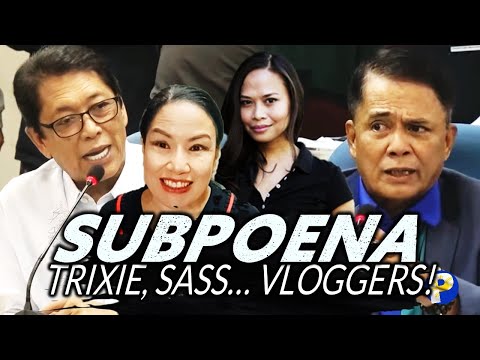 Trixie Angeles at mga Vloggers ipina-SUBPOENA ni Paduano