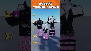 ROBLOX TRENDS RATING😍. #roblox #robloxtrends