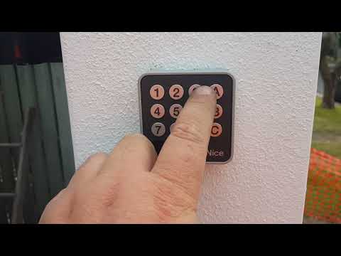 NICE EDSWG Keypad Programming - How to change the code