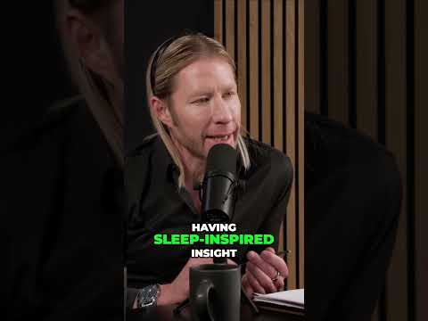 The Sleep-Inspired Insight Phenomenon | Dr. Andrew Huberman x Dr. Matt Walker #sleep #problemsolving