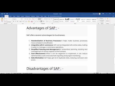 SAP Overview I SAP for Beginner's I SAP Introduction