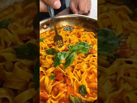 Fresh PASTA made in 20 minutes 😍 #Shorts