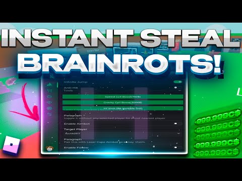 *KEYLESS* - Steal A Brainrot Script Free Script [ Fast Steal Inf Jump, AntiKick Version ]