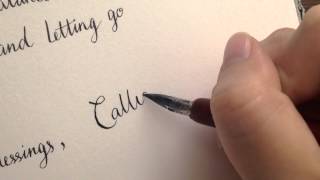 CALLIGRAPHY PRACTICE