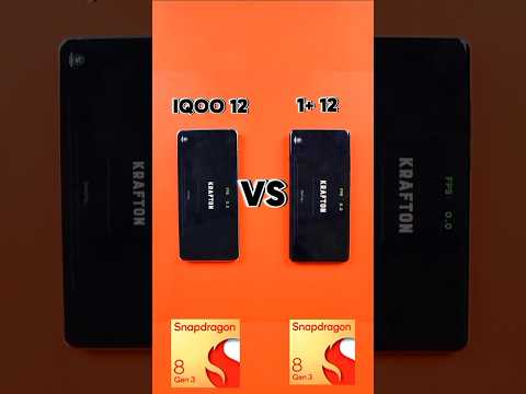 OnePlus 12 Vs IQOO 12 PUBG Test #shorts #pubgmobile #pubg
