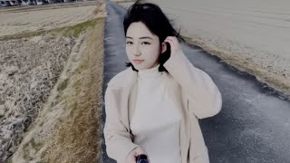 【ノーブラ散歩】強風の寒い中散歩してみた