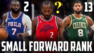 Ranking EVERY Starting Small Forward From All 30 NBA Teams