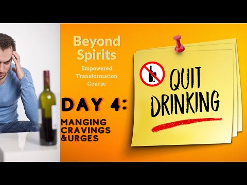 🍸🍹 🚫 Quit Alcohol Meditation | Day 4 | Managing Cravings and Urges | Beyond Spirits Course ⛩️