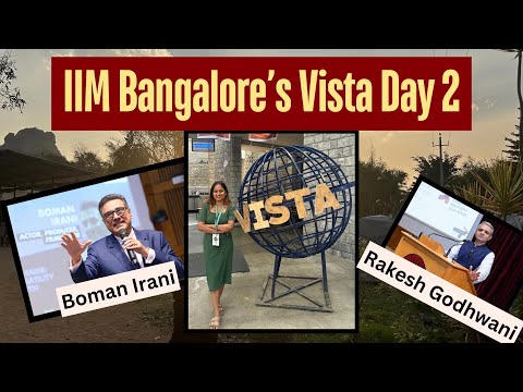 We met Boman Irani | Day 2 of Vista @IIM Bangalore | MBA Life | Vlog | CAT