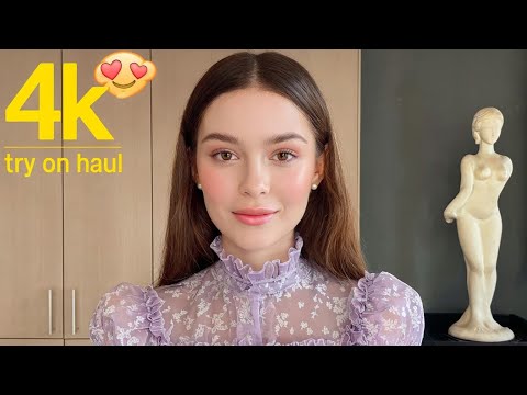 4k transparent try on haul | try on haul see everything I bikini try on |see through/ transparent 4k