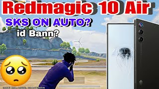 Power Of Redmagic 10 Air 🔥 | Redmagic 10 Air Ai Trigger Use 2025 | Redmagic 10 Air Pubg Test |120fps