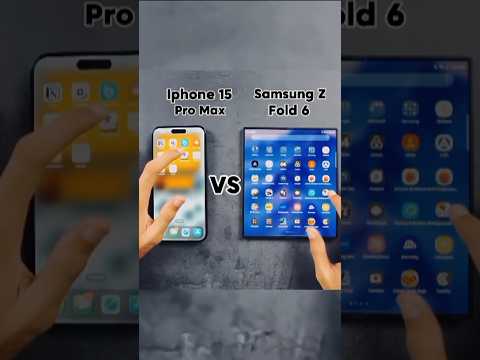 Iphone 15 pro max Vs Samsung Z Fold 6 BGMI Test #shorts #pubg #bgmi
