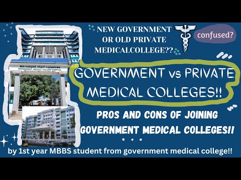 Government vs private medical colleges‼️pros&cons of government medical colleges⚠️#neet2023#neet2024