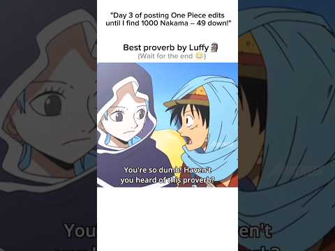 Luffy’s Solution to All Problems🗿 #onepiece #anime #shorts