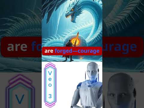🎬 "The Ice Dragon Has Awakened ❄🔥"#shorts  #gaming #veo3google #bigfoot #scifishort #aivideo