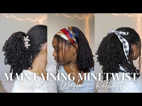 How To Maintain Mini Twist| Washing Mini Twist| Refresh Mini Twist| Uhlexsissss