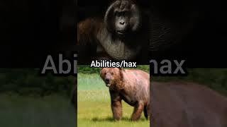 gigantopithecus blacki vs grizzly bear #gigantopithecusblacki #grizzlybear #vsedits #fypviral