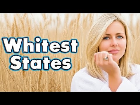 10 Whitest States in the US.
