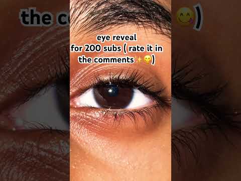EYE REVEAL!!! (pls don’t judge)🥹 #shorts #subscribe  #fypシ゚viral #eyes #eyereveal #200subs #viral