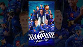 Mi Capetown winning moment 🔥🔥 #mictvsec #micapetown #mumbaiindians #sa20 #sat2020