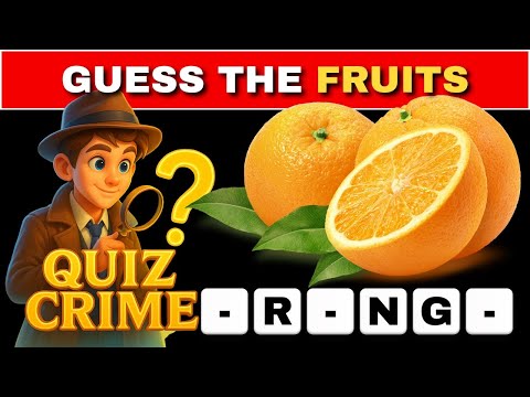 Guess the Fruit , Animal, Country Challenge! | 5-6 Letter Words From Different Types #quizcrime