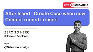 Create case when new contact record is insert | apex trigger | salesforce development