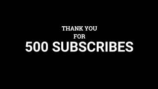 Thank You For 500 Subscribes - Small Tech Solutions