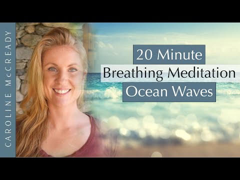 20 Minute Guided Breathing Meditation | Ocean Waves | for a Still, Calm Mind