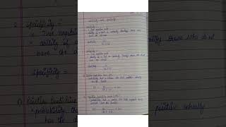 sensitivity, specificity, PPV & NPV | Biostatistics