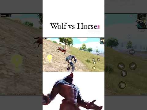 Wolf vs Horse #bgmishorts #bgmi #pubg #bgmihighlights #bgmilive #edit #trending