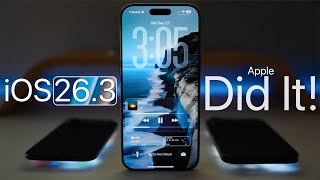 iOS 26.3 - Apple Did It!