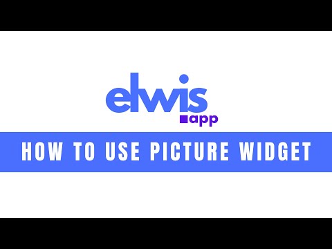 Series of Basic Tutorials - 8.How to use Picture Widget