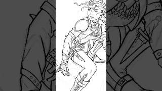 Work in progress🔥Violet #art #booktube #fourthwing #sketch #wip #workinprogress #bookish #booktok
