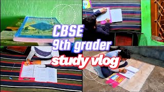 CBSE class 9 study vlog full productive day.Day 2