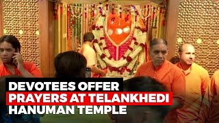 On Hanuman Jayanti, Devotees Throng Nagpur's Telankhedi Temple