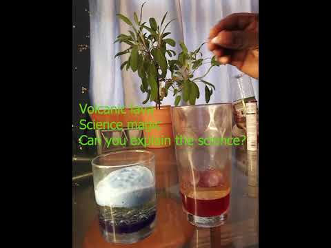 Volcanic lava |Science fun #shorts
