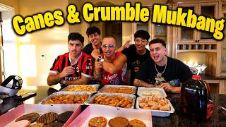 JSHOCK & CORE BOYS MUKBANG!!! (Canes & Crumble)