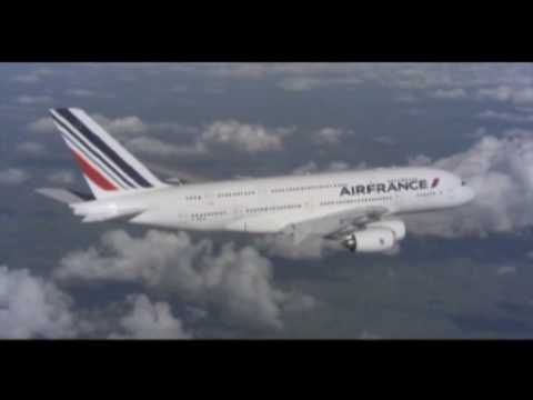 Air France Airbus A380 in flight