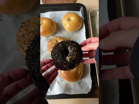 The NYC bagel challenge #baking
