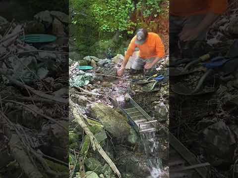 sword n the stone #gold #goldfever #goldminer #goldmining #diy #sword #swordinthestone #mining #asmr