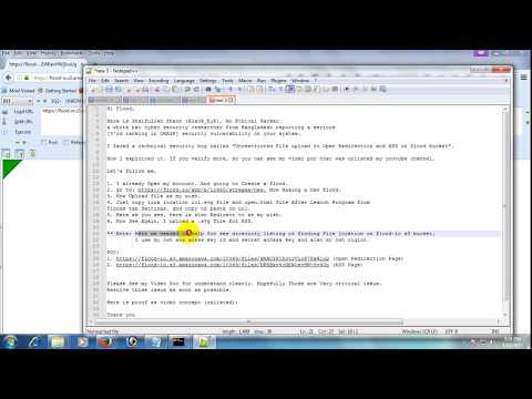 Unrestricted File upload to Open Redirection and XSS on flood bucket
