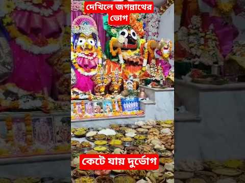 দেখিলে জগন্নাথের ভোগ, কেটে যায় দুর্ভোগ....... #love #ভোগ #iskcon #jagannath #prasad #2025