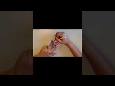 Origami Spider Bookmark for Halloween