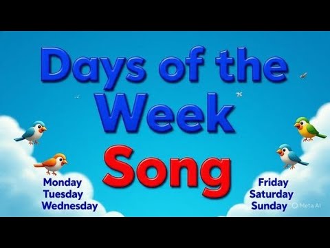 Nursery Rhymes week days name || fun learning poem || #subscribe #like 