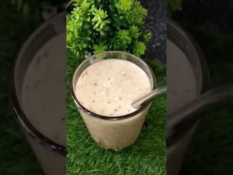 Banana Milkshake Recipe 🍌 | #youtubeshorts #viralshort #viral #easy #bananamilkshake