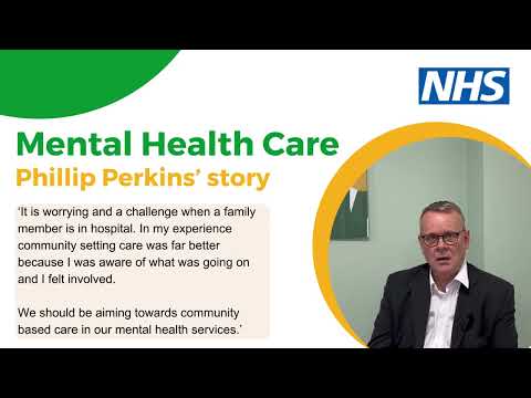 Mental health care, Phillip Perkins' story