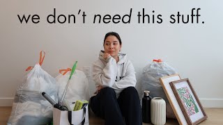 Decluttering Our Entire Minimalist Home