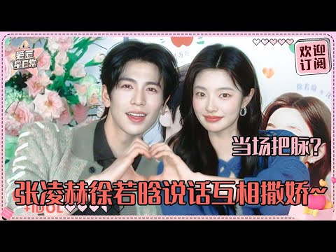 [MultiSub]徐若晗对张凌赫说话好像撒娇~我们爱你真的很有韩系温暖的氛围 两个人都超爱蓝色郁金香#张凌赫 #徐若晗 #loveu #爱你 #爱豆星日常